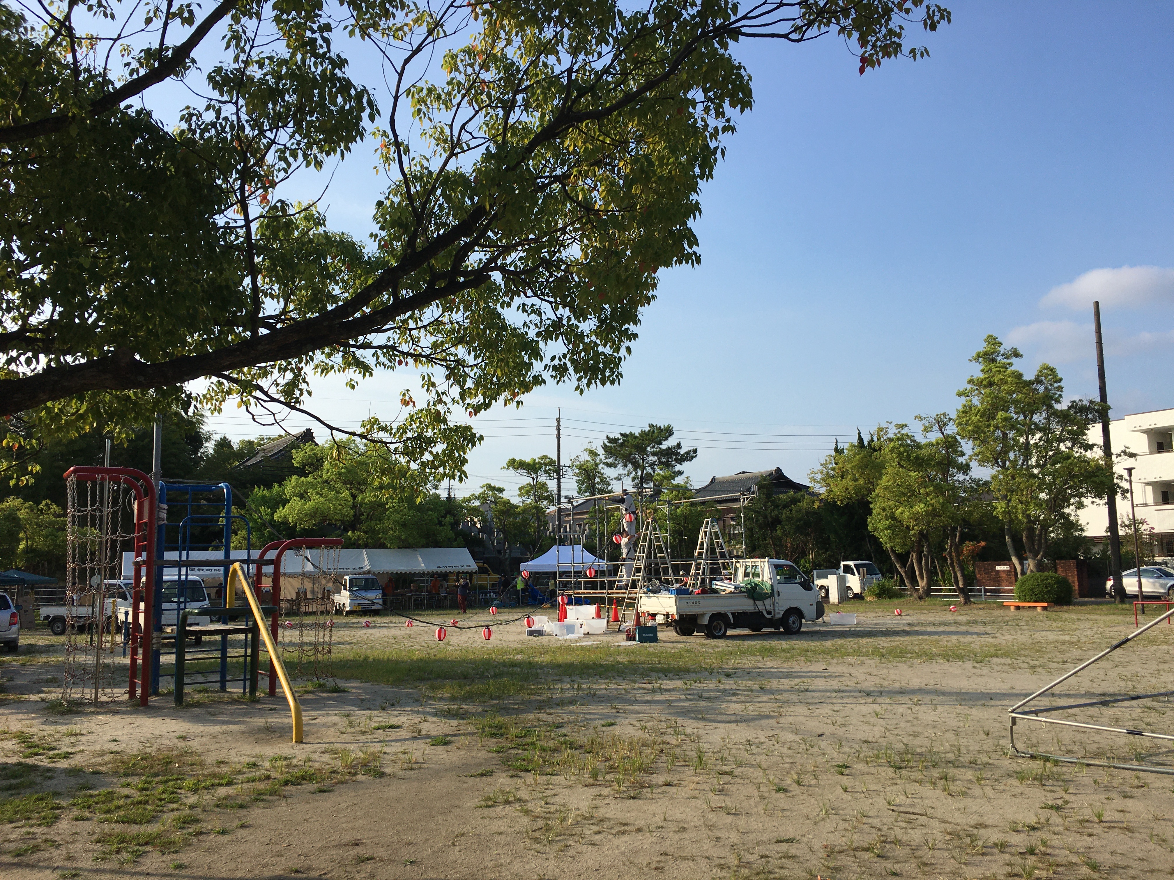 地元の「盆踊り大会」