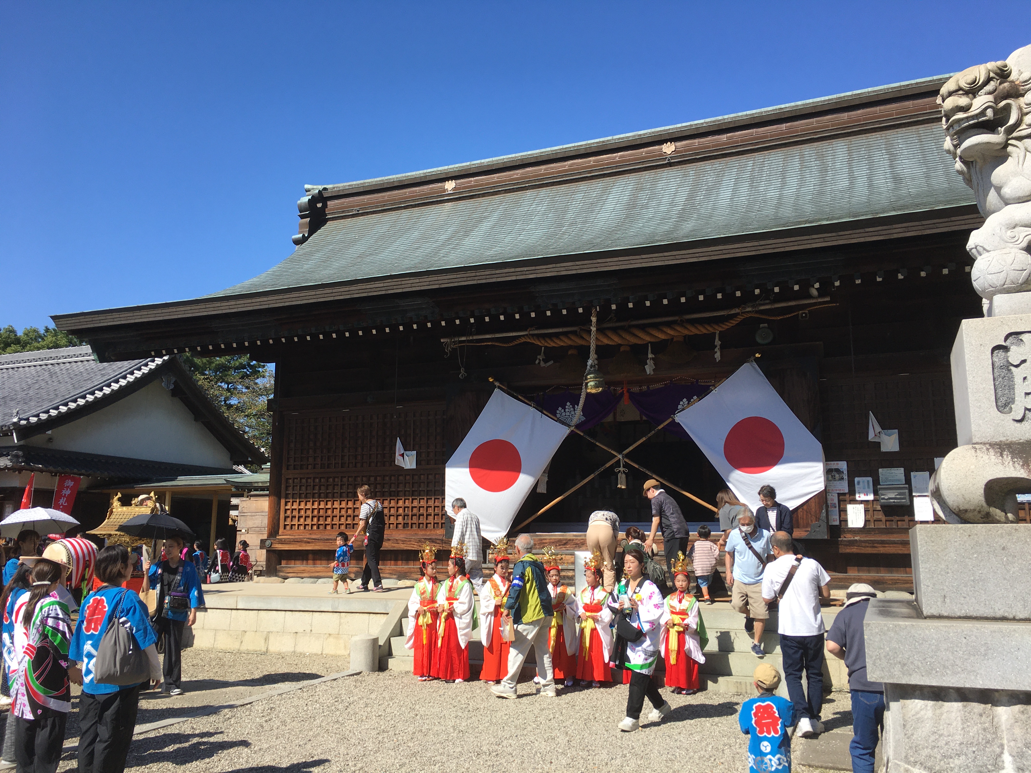 地元のお祭りが無事に終わりました。